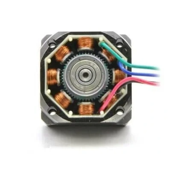 NEMA 17 38 cm Vidalı Milli Bipolar. 200 Adım. 42×38mm. 2.8V Step Motor - SY42STH38-1684A