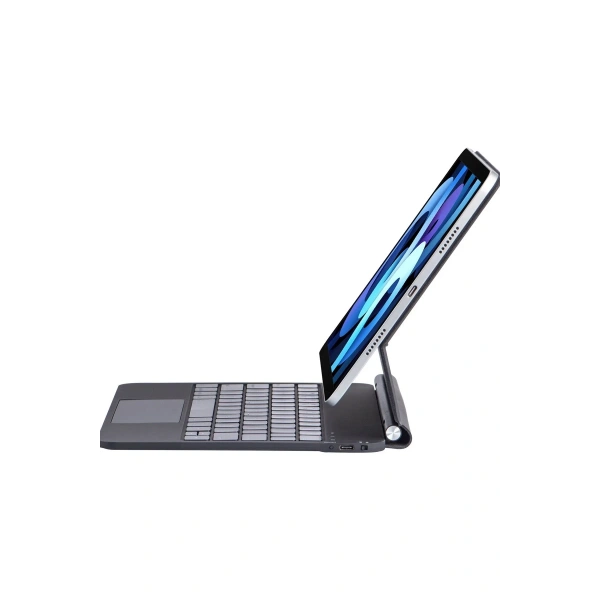 Newface iPad Pro 13 (2024) Kılıf X9P Magic Manyetik Klavyeli Tablet Kılıfı - Siyah