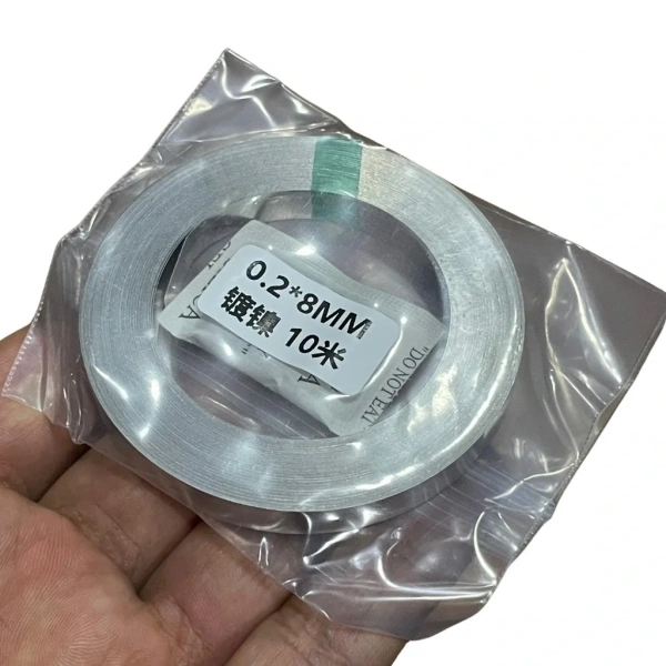 Nikel Kaplı Punta Teli 0.20x8mm 10 Metre