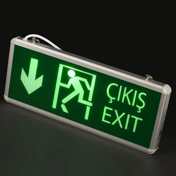 Noas 3W Aşağı Çift Yönlü Exit Led Acil Çıkış Armatürü