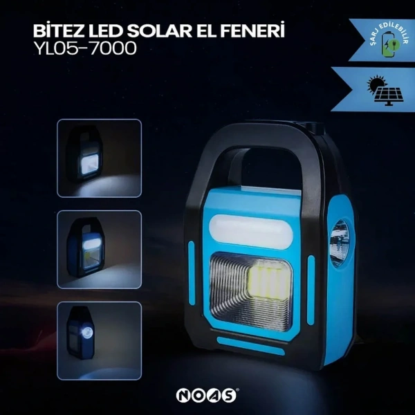 Noas Şarj Edilebilir Bitez Solar El Feneri
