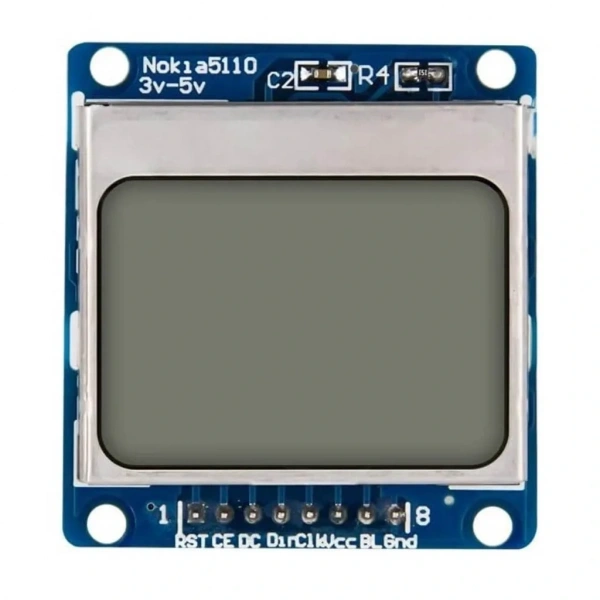 Nokia 5110 LCD Ekran Mavi
