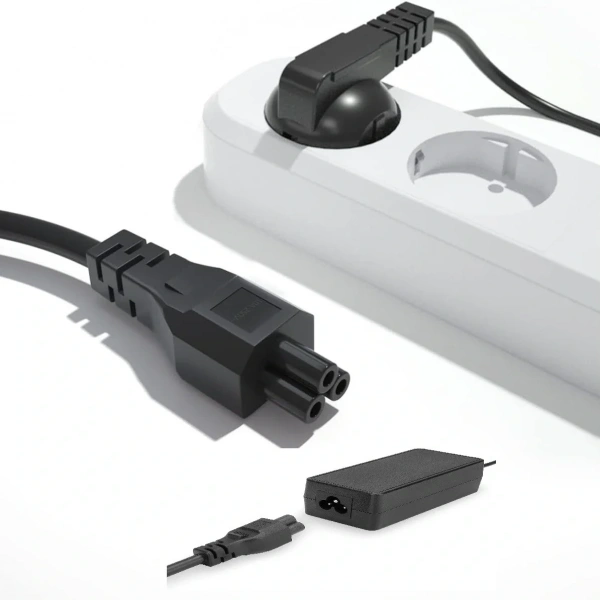Notebook PC Laptop Güç Power Adaptör Kablosu Yonca Kablo 1.5m