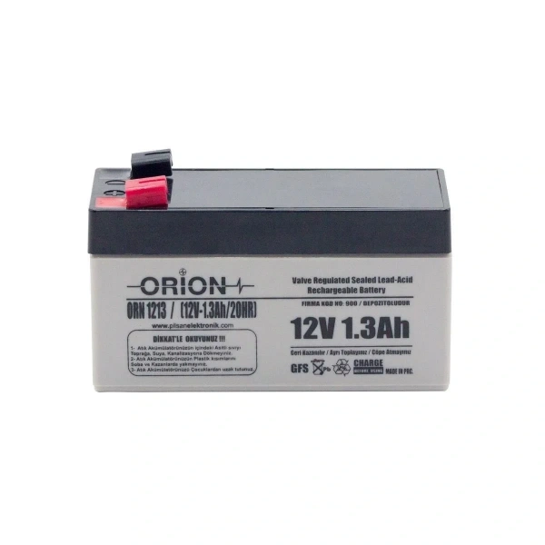 Orion 12V 1.3Ah Bakımsız Kuru Akü