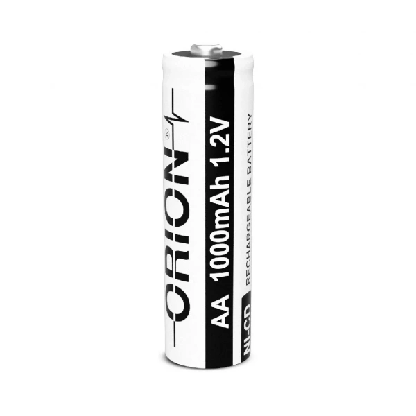 Orion 1.2V Ni-Cd AA 1000mAh Şarj Edilebilir Kalem Pil (Başlı)