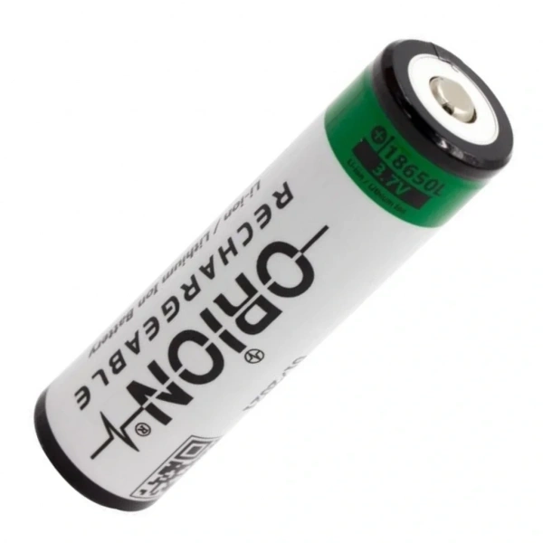 Orion 18650L 1500mAh 3.7V Şarj Edilebilir Li-ion Pil Başlı