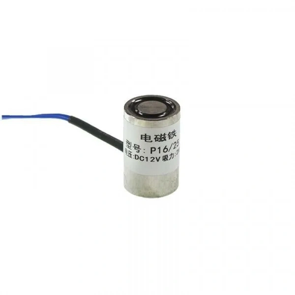 P16/25 12V Elektromıknatıs - 2kg Elektro Manyetik Tutucu