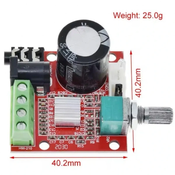 PAM8610 2x15W D Sınıfı Stereo Amplifikatör Devresi Modülü