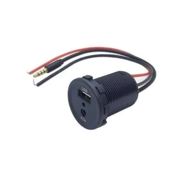 Pano Tipi Aux USB Girişi (Araç Motorsiklet Uyumlu)