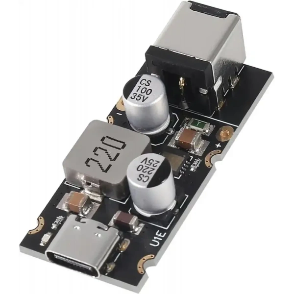 Pd65W Type-C USB QC3.0 5V 9V 12V 20V Hızlı Şarj Modülü 2.5x5.5 Jack