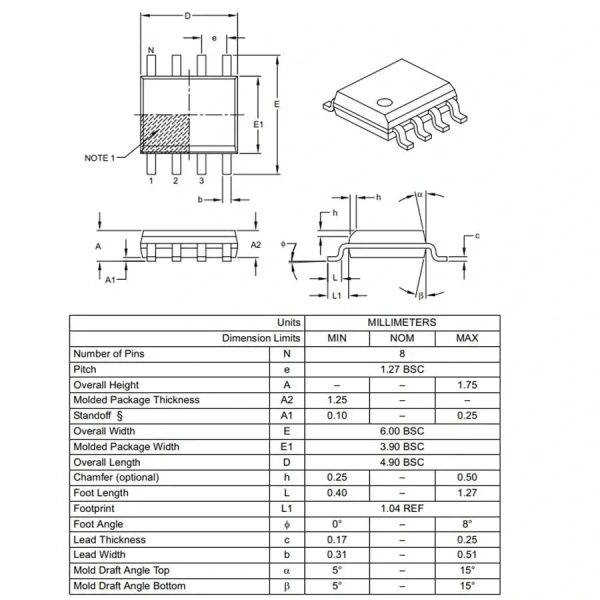 PIC12F683 I/SN SMD SOIC-8 8-Bit 20Mhz Mikrodenetleyici