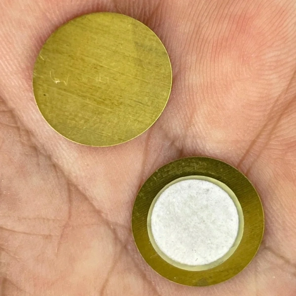 Piezo Disk Element - 15mm Çap Kablosuz 1 Adet