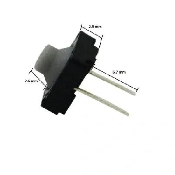 Plastik Başlı Buton 8x8x2 - 2 Pinli