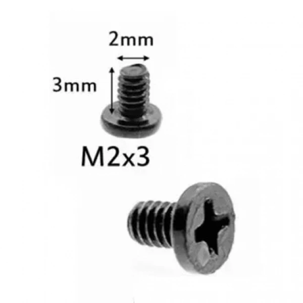 PM2 3mm Yıldız Baş Vida - 10 Adet
