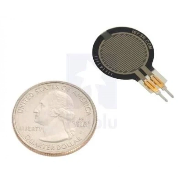 Pololu 0.6 Inch Kuvvete Duyarlı Dairesel Sensör - Kısa