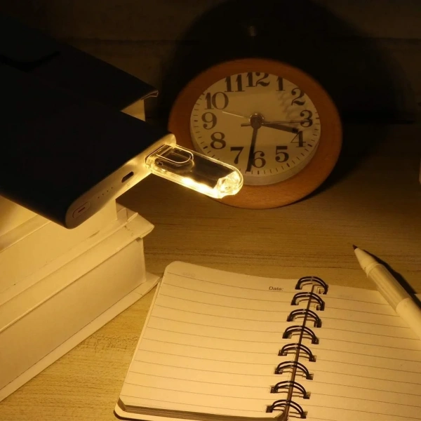 Portatif Mini Usb Led Işık Gece Okuma Kamp Lambası