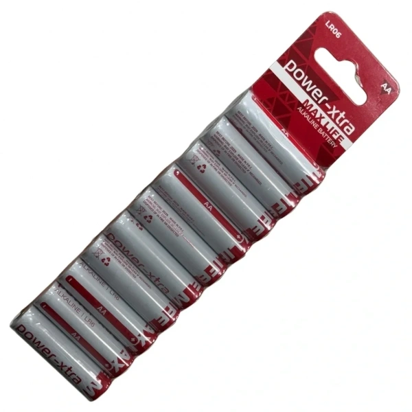 Power-Xtra MaxLife AA LR06 Alkalin Pil - 10lu Blister