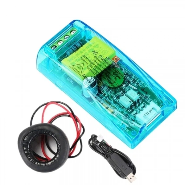 PZEM-004T 63A Tek Fazlı AC Güç İletişim Modülü + Bobin CT + USB