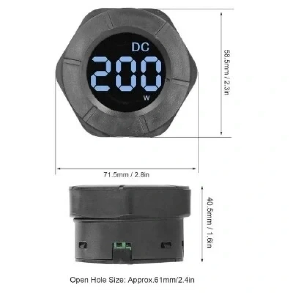 PZEM-019W DC 100A 30KW Dijital Wattmetre + 100A Şönt
