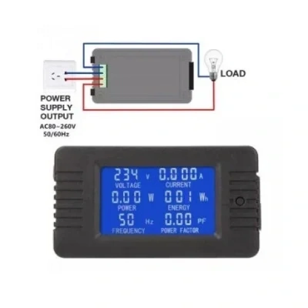 PZEM-020 10A AC Dijital Güç Monitörü