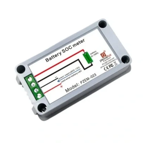 PZEM-023 8-100V DC Dijital Pil Voltaj Kapasite Göstergesi