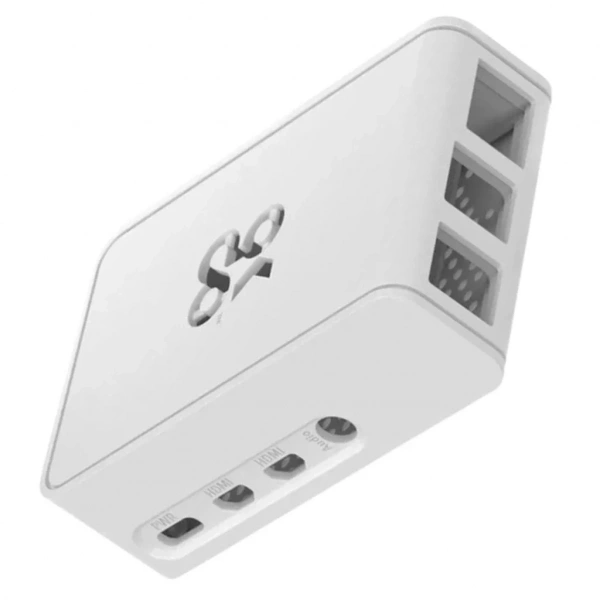Raspberry Pi 4 Lisanslı Muhafaza Kutusu - Beyaz