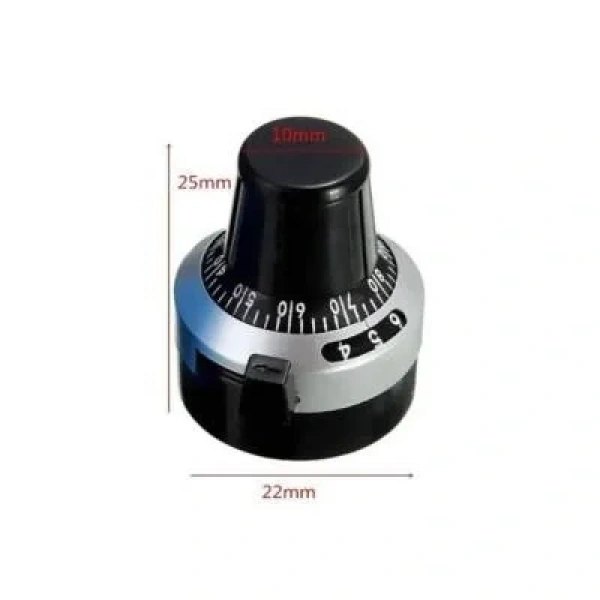 RDK-3-6.35 3590 Dial Hassas Potansiyometre Başlığı