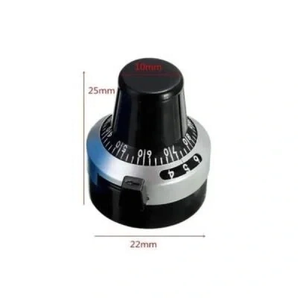RDK-III 4mm 3590 Dial Hassas Potansiyometre Başlığı