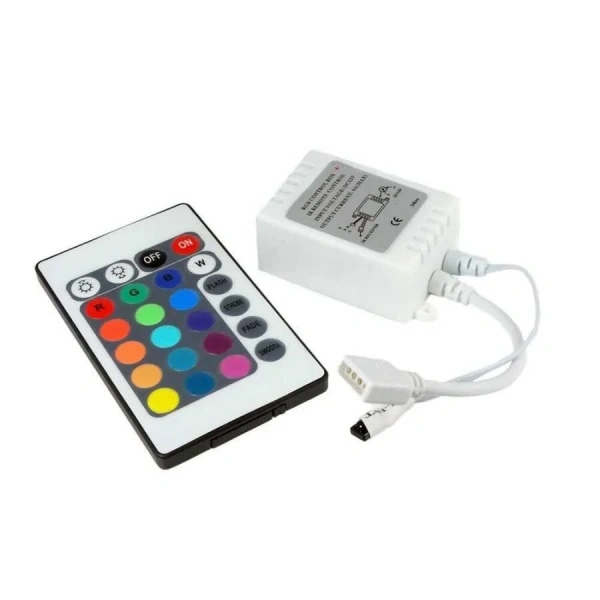 Rgb Şerit Led Kumandası 6A 24 Butonlu