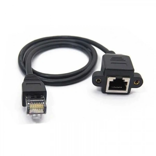 RJ45 50cm Panel Tipi Ethernet Uzatma Kablosu