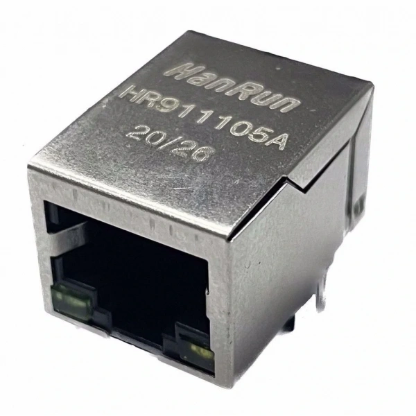 RJ45 HR911105A Hanrun Trafolu Ledli Ethernet Bağlantı Soketi