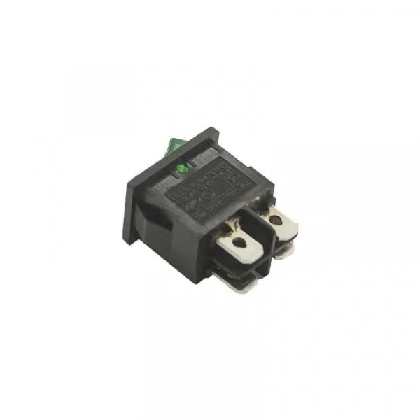 RL3-4 ON-OFF Yeşil Işıklı Yazısız Anahtar 4-Pin KCD1