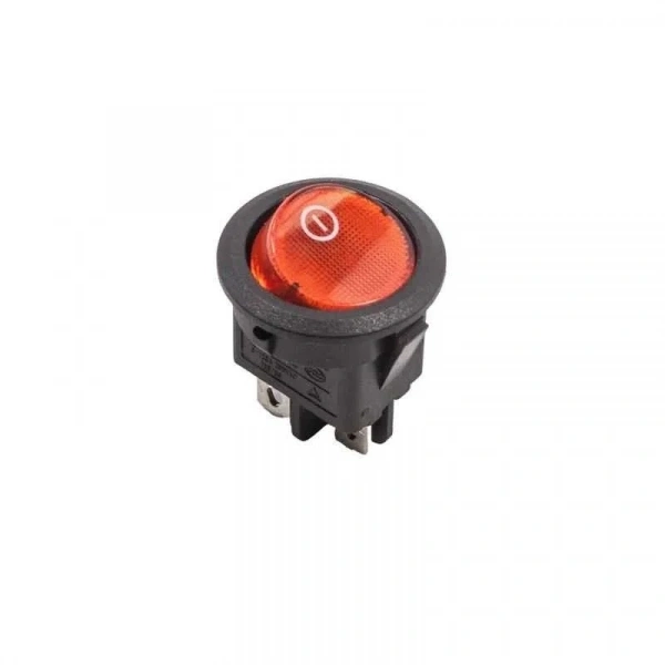 RS601 Yaylı 3-Pin ON-OFF Anahtar - Siyah