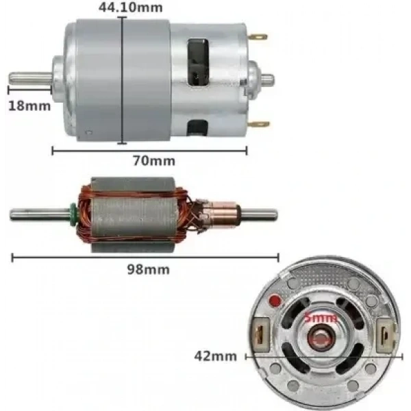 RS775 Dc Motor 24V 3000Rpm
