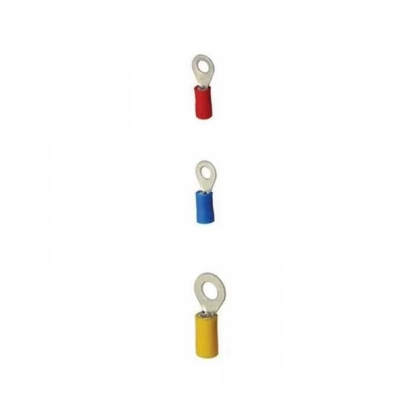 RV 2-4 1.50-2.50 mm Mavi Yuvarlak Tip İzoleli Kablo Ucu 10 Adet