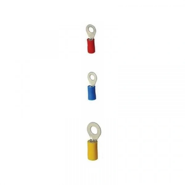 RV 5.5-5 4.0-6.0 mm Sarı Yuvarlak Tip İzoleli Kablo Ucu 10 Adet