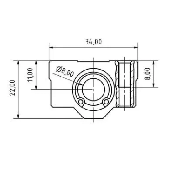 SC8UU 8mm Lineer Rulman