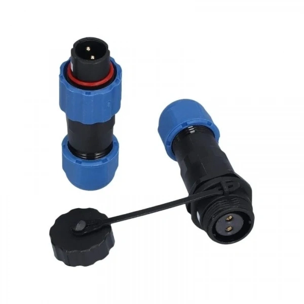 SD13 2 Pin 13mm Su Geçirmez Konnektör Takımı