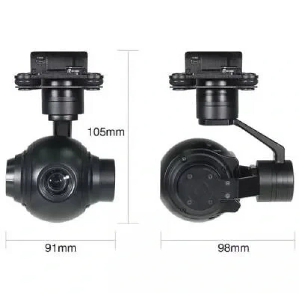Seeker-10 V2 1080P HD 10X Zoom UAV 3- Eksen Gimbal Kamera