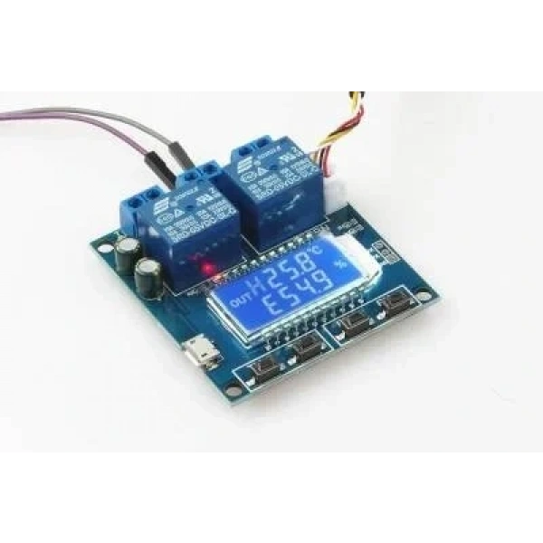 SHT20 Isı ve Nem Kontrollü 2 Kanal Bağımsız Röle Modülü XH-M452