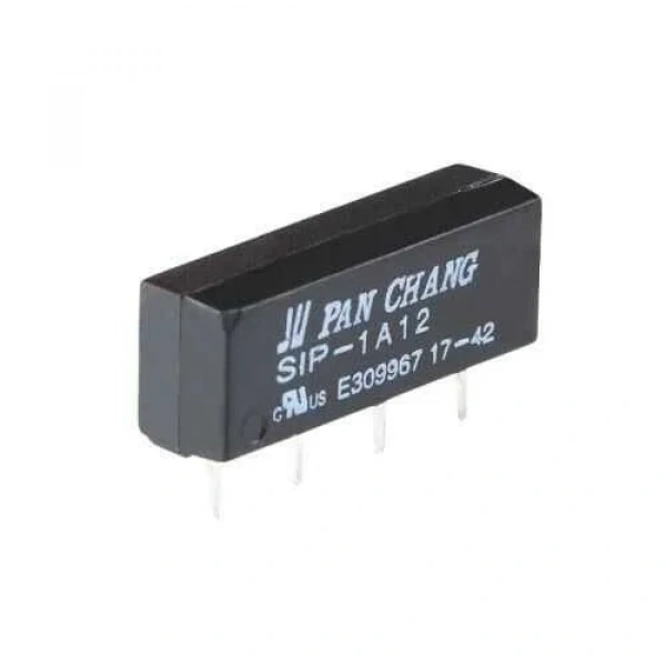 SIP-1A12 12V 1A Reed Röle - 4-Pin