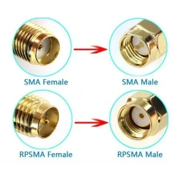 SMA Erkek - SMA Dişi Konnektör