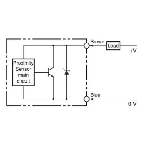 SN04-D 6-36V 5mm NO Endüktif Mesafe Sensörü