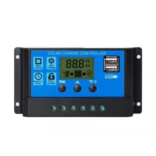 Solar Panel Akü Şarj Cihazı 10A 12/24V