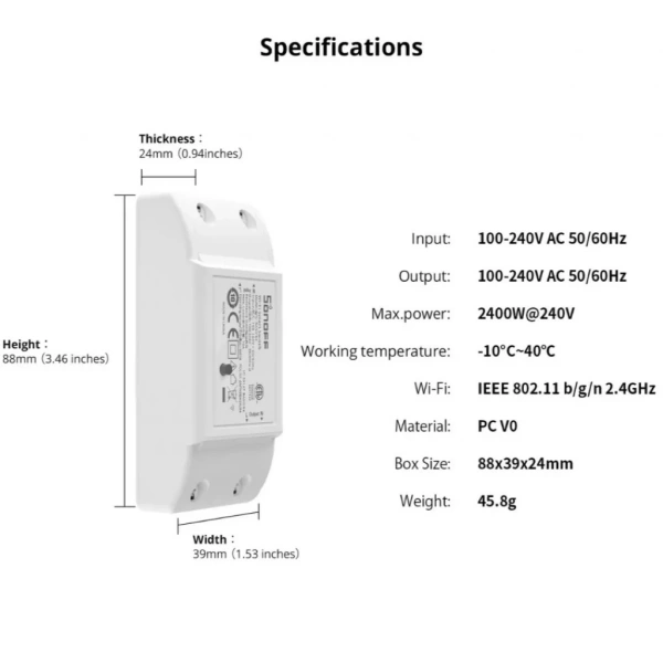 Sonoff - Wifi Akıllı Ev Röle Kartı