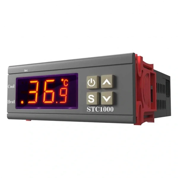 STC-1000 220V LCD Ekranlı Problu Termostat Dijital Sıcaklık Kontrol Cihazı