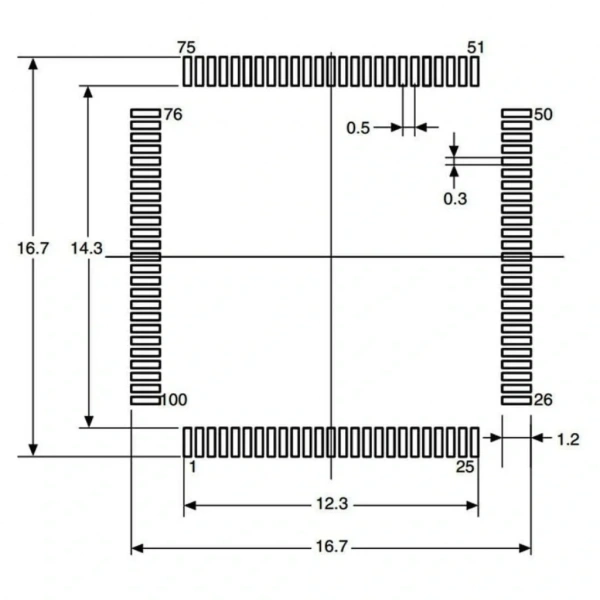 STM32F103VET6 Smd 32-Bit 72MHz LQFP-100 Mikrodenetleyici