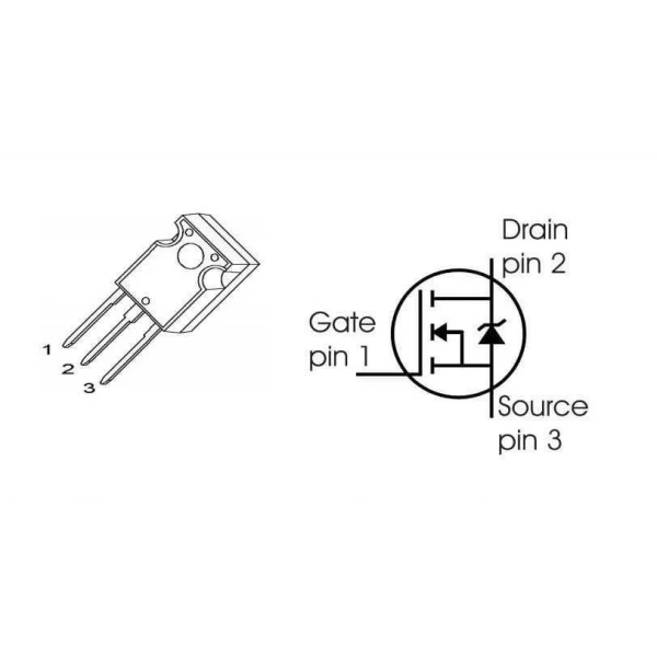 STW45NM60 - 600V 45A Mosfet - TO247