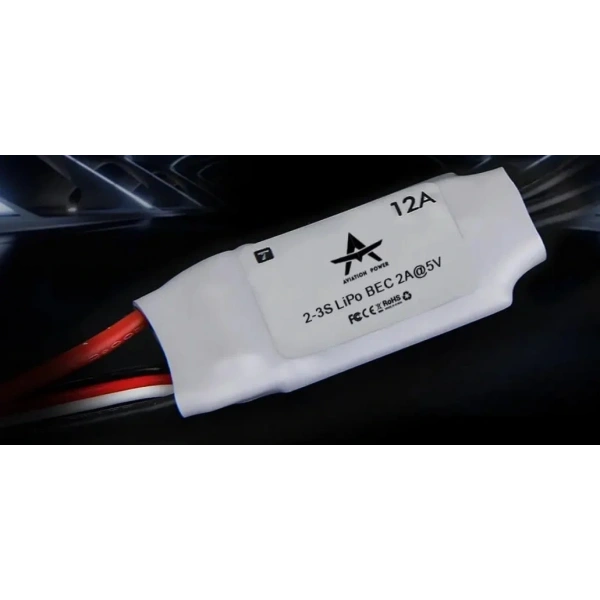 T-Motor ESC AT12 Amper 2-3S Drone Motor Sürücüsü