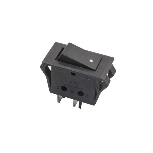 T85 Tekli Dar 2-Pin On/Off Anahtar - Siyah